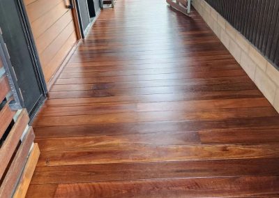 Townsville timber floor polishing with oil finish