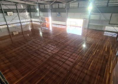 basketball court hardwood flooring sanding and polishing